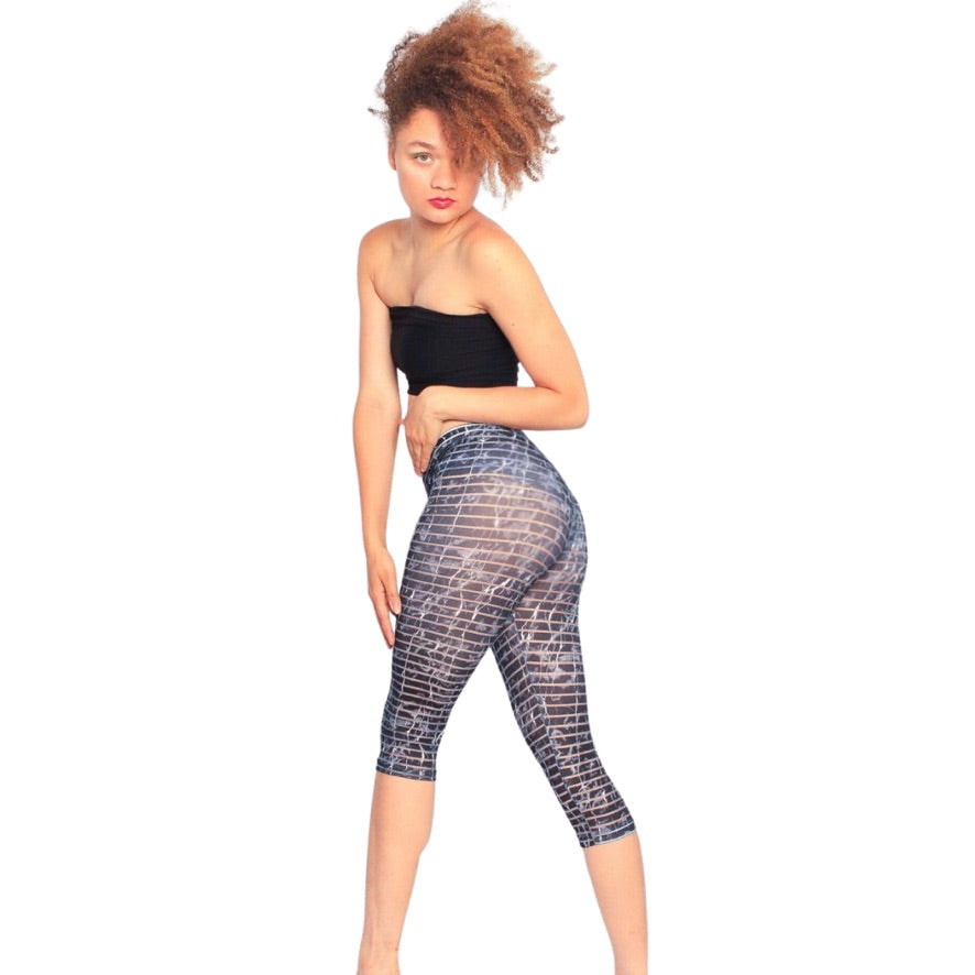 Fabletics High Waisted Statement Powerhold Capri Leggings | Clothes design, Capri  leggings, High waisted