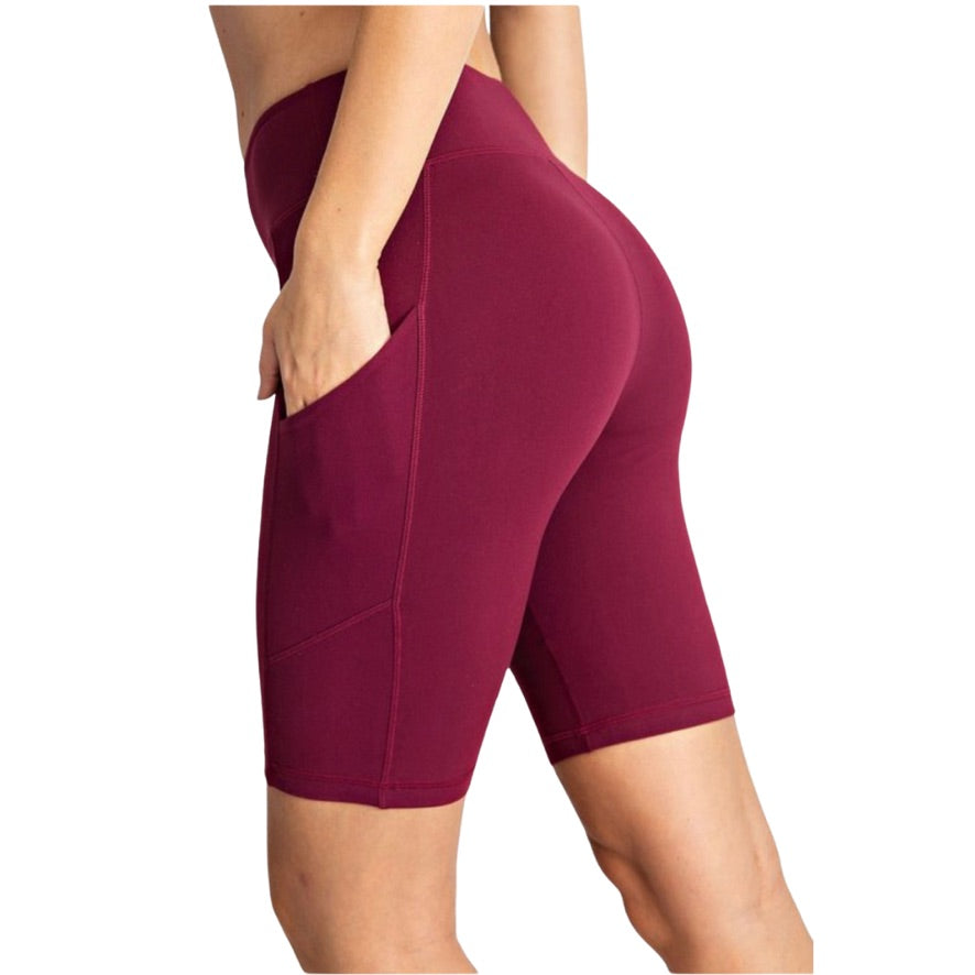 Pocketed Yoga Short Shorts (4 Colors)